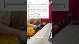 Easy Blues in Bb #2-17 TAB:easyjazzguitar.tistory.com