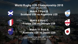 Live: World Rugby U20 Championship - Australia U20 VS Japan U20