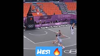 Kelsey Plum FREEZES Defender With Hesi In Olympics 3x3 Basketball #shorts #tokyo2020 #olympics #WNBA
