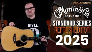 Martin Standard Series Refreshed for 2025! Golden Era Bracing, Vintage Looks + Big Tones!