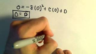 Antiderivatives: Acceleration, Velocity, Position Functions - A Word Problem