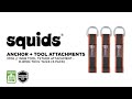 Squids 3706 Web Tool Tails Create Retrofit Attachment Points for Hand Tools up to 5lbs // 2.3kg