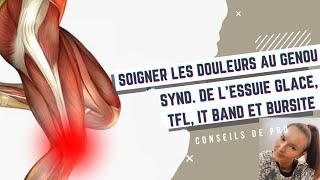 3 astuces SUPER EFFICACES pour soigner le syndrome de l’essuie glace, TFL, tendinite genou, bursite