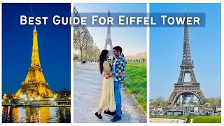 How To Plan Your Eiffel Tower Trip | Best Photo Spots For Eiffel Tower, Paris|Desi Couple Paris Vlog