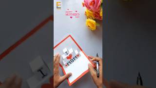 Happy Mother's day card making easy 2023 / #shorts #viral