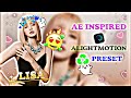 Ae inspired | Insta trending Velocity edit | Lisa Alightmotion edit | Lisa Velocity | XML IN DESC