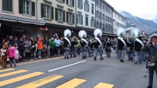 Fasnachtsumzug Glarus 2016 1.Linthböllä 2.Landvögt