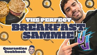 Georges Niang's breakfast sammie — Quarantine Cookebook