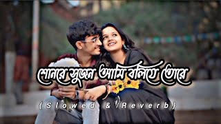 sunre sujon ami boli je tore song❤️ my music video Slowed \u0026 Reverb শুনরে সুজন আমি বলি যে তোরে