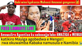 FRED LUMBUYE LIVE. Amawulire Agentiisa ku sabasaja Kabaka amaziga e Mengo 😭Bobi wine atabuse#lumbuye