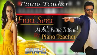 How to play 'Enni Soni' song in mobile piano  | Easy Piano Tutorial | Synthesia | Piano Teacher.