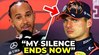 3 MINS AGO: Lewis Hamilton BREAKS Silence \u0026 SHOCKS Everyone!