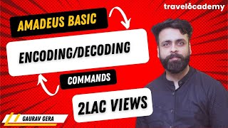 Amadeus Session - 1 | Amadeus Basic commands | GDS knowledge | Travel Course | IATA | Encode Decode