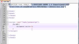 Beginner JavaScript Tutorial -- 19 -- for Loop