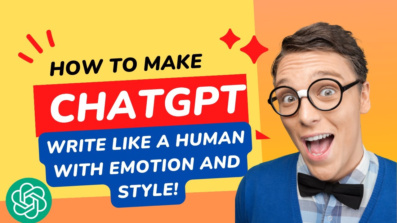 How To Make ChatGPT Write Like A Human With Emotion And Style! #chatgpt ...