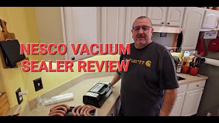 NESCO Deluxe Vacuum Sealer Model VS-12  -  Unboxing and First Use With Bratwurst