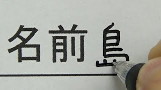 先生から宿題を増やされてしまう名前の書き方をする女子