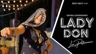 Lady Don | Sapna Choudhary Dance Performance | New Haryanvi Songs Haryanavi 2023