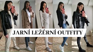 JARNÍ LEŽÉRNÍ OUTFITY - Tipy jak se jednoduše obléci na jaro | Kristýna Máchová