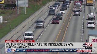 Changes coming to PA Turnpike toll rates