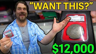 Coin Shop Sells Us EXTREMELY RARE Silver Dollar For $12,000?!?