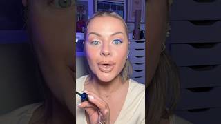 BLUE mascara!? Thoughts?? #makeup #bluemascara #yslbeauty