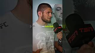 Khabib Scared The Interviewer.