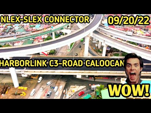 NLEX-SLEX CONNECTOR | HARBOR LINK C3-ROAD CALOOCAN | AERIAL VIEW ...