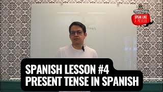 Spanish School in Mexico City Lesson 4 Beginner level A1- How to use present tense in Spanish