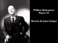 Sonnet 90 by William Shakespeare - Read by John Gielgud