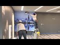 installing the second panel of a digital graphic