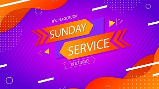 🔴LIVE | SUNDAY SERVICE | IPC | Nagercoil | 19 JLUY 2020 | Nithiyam tv