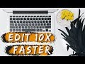 Edit 10x FASTER with these shortcuts // Final Cut Pro X