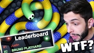 SLITHER.IO - A COBRA MAIS GIGANTE QUE EU JA TIVE!