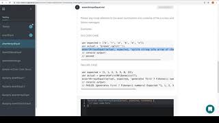 Module 2 - Assert Arrays Equal