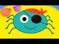 Itsy Bitsy Spider Song w/ Pirates! Nursery Rhymes and Kids Songs | Twinkle Little Songs