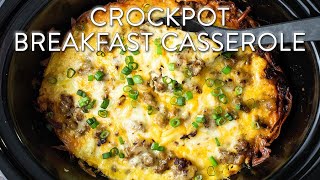 Crock Pot Breakfast Casserole