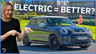 Mini Cooper Electric 2023 SE Resolute | Does Electric Mean Better? | Drive.com.au
