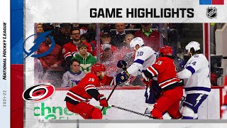 Lightning @ Hurricanes 3/22 | NHL Highlights 2022