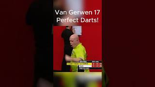 Darts HISTORY! When MVG hit 17 Perfect Darts! 🎯 #shorts