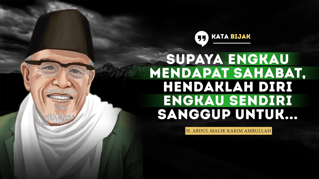 KATA BIJAK Buya Hamka Tentang Kehidupan, Cinta Dan Pendidikan Yang ...