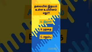 தலையில் இதயம் உள்ள உயிரினம் எது??🤔🤔🤔#info nation#quiz time#quiz தமிழ்#தமிழ் #gk#fact