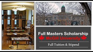 Fully-Funded MSc in Canada - McGill University - McCall MacBain Scholarship - Step by Step Tips