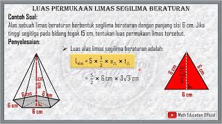 Luas Permukaan Limas Segilima Beraturan