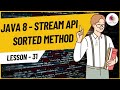 Stream API Sorted Method | Java 8 Stream API | Java 8 Features | Sorted In Java 8