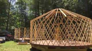 Yurts at Unitarian Universalist Congregation of Hillsborough NC