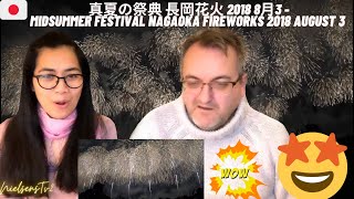 真夏の祭典 長岡花火 2018 8月3 - Midsummer Festival Nagaoka Fireworks 2018 August 3 -🇩🇰DANISH REACTIONS😱