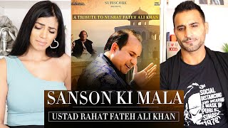 SANSON KI MALA | Ustad Rahat Fateh Ali Khan | Tribute to Ustad Nusrat Fateh Ali Khan | REACTION!!
