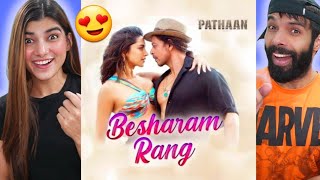 Besharam Rang Song | Pathaan | Shah Rukh Khan, Deepika Padukone | REACTION !!