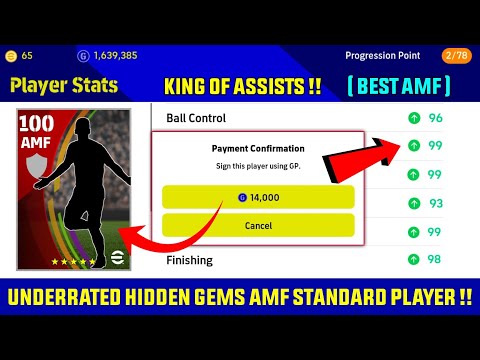 Only 14,000 GP! The most underrated AMF standard player in eFootball 2023 | Hidden gems in eFootball 23